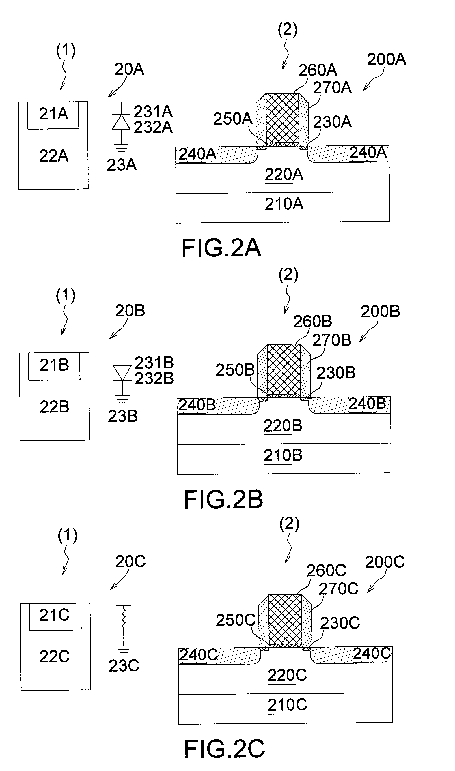 Test structure for charged particle beam inspection and method for defect determination using the same