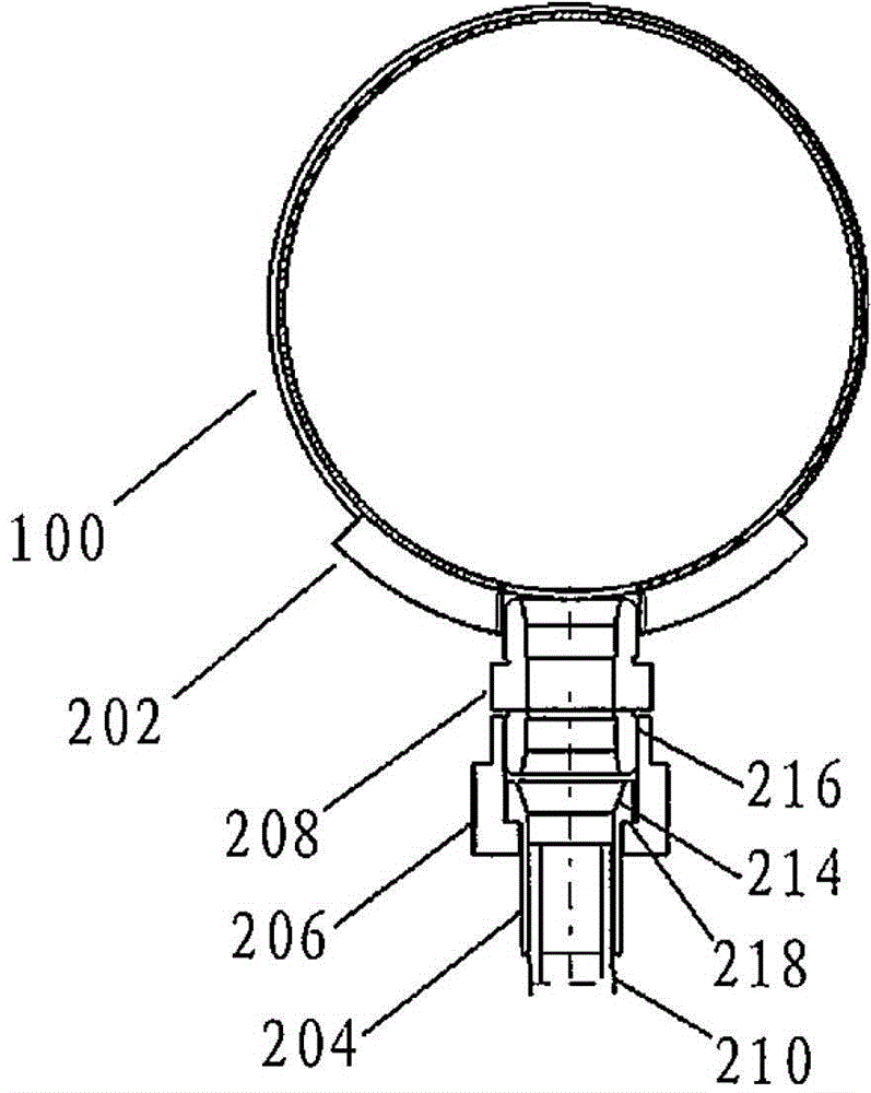 Pressure guiding module mounted in flute-shaped pipe