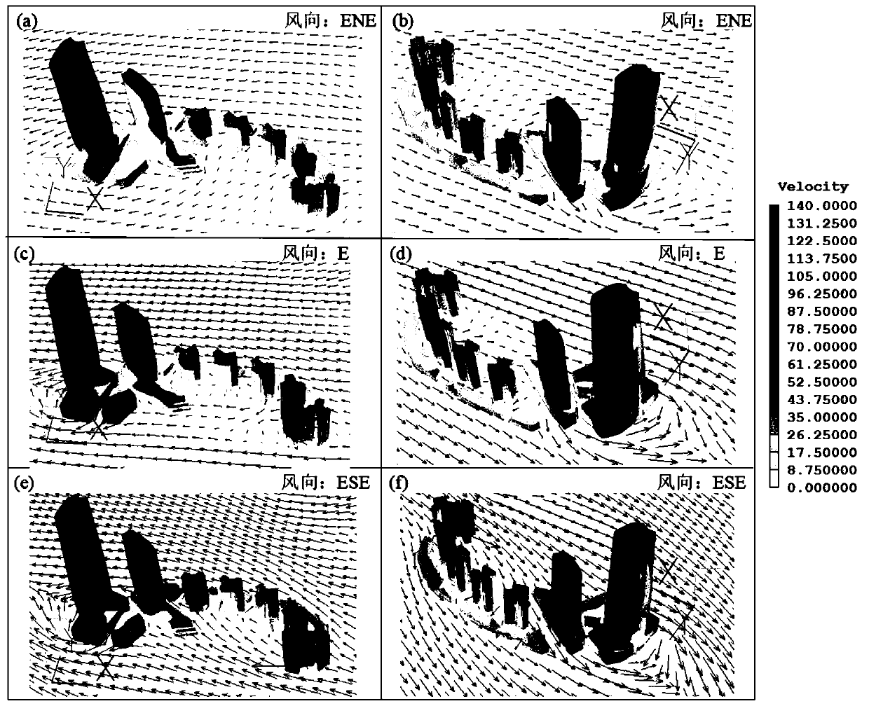 Building surface wind resistance grade design method based on climate analysis and numerical simulation