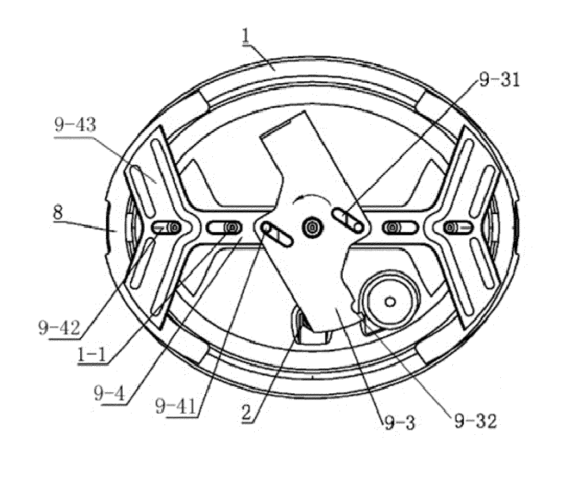 Cover for pressure cooker with locking pieces