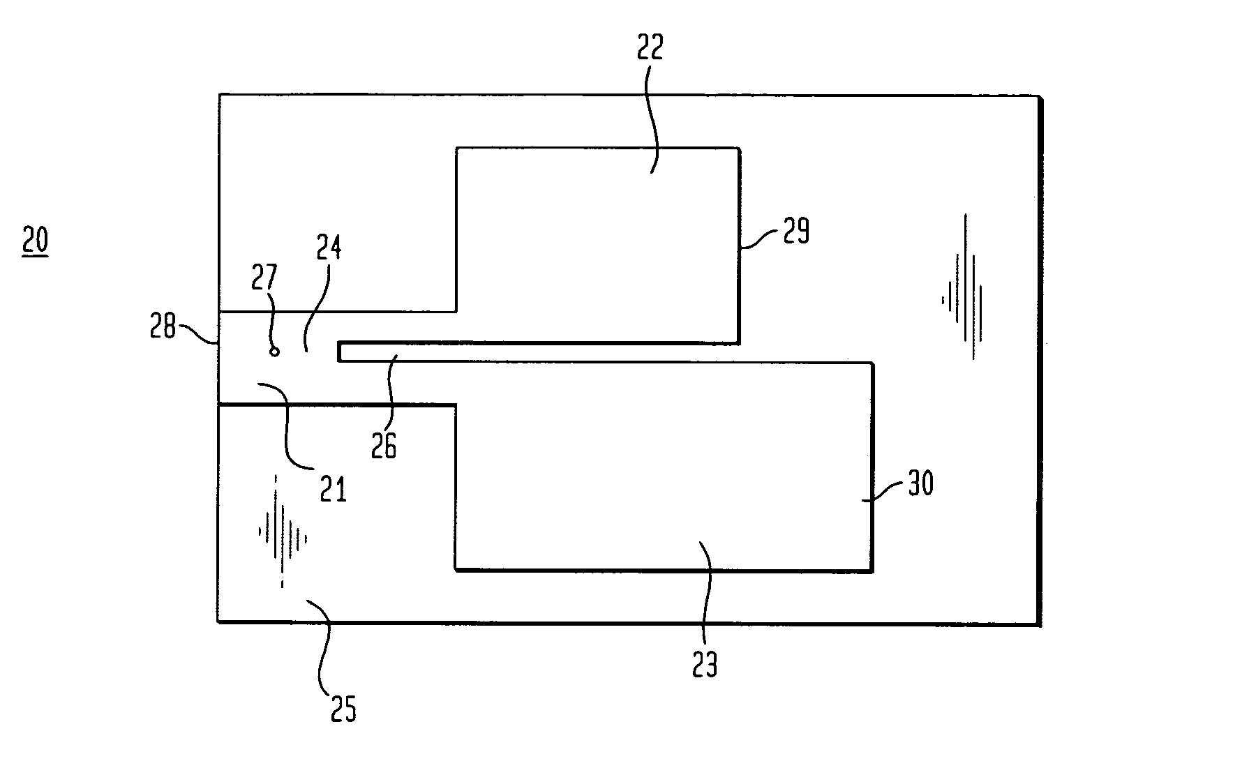 Dual band electrically small microstrip antenna