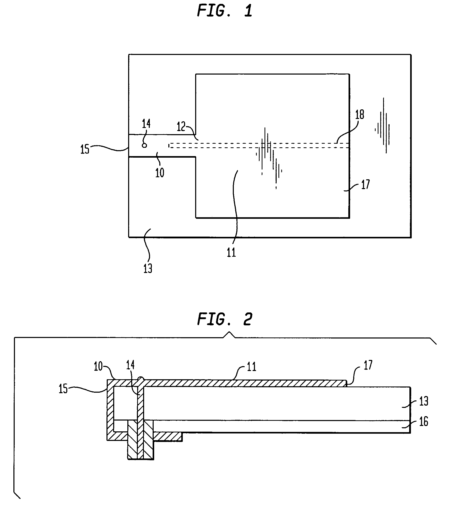 Dual band electrically small microstrip antenna