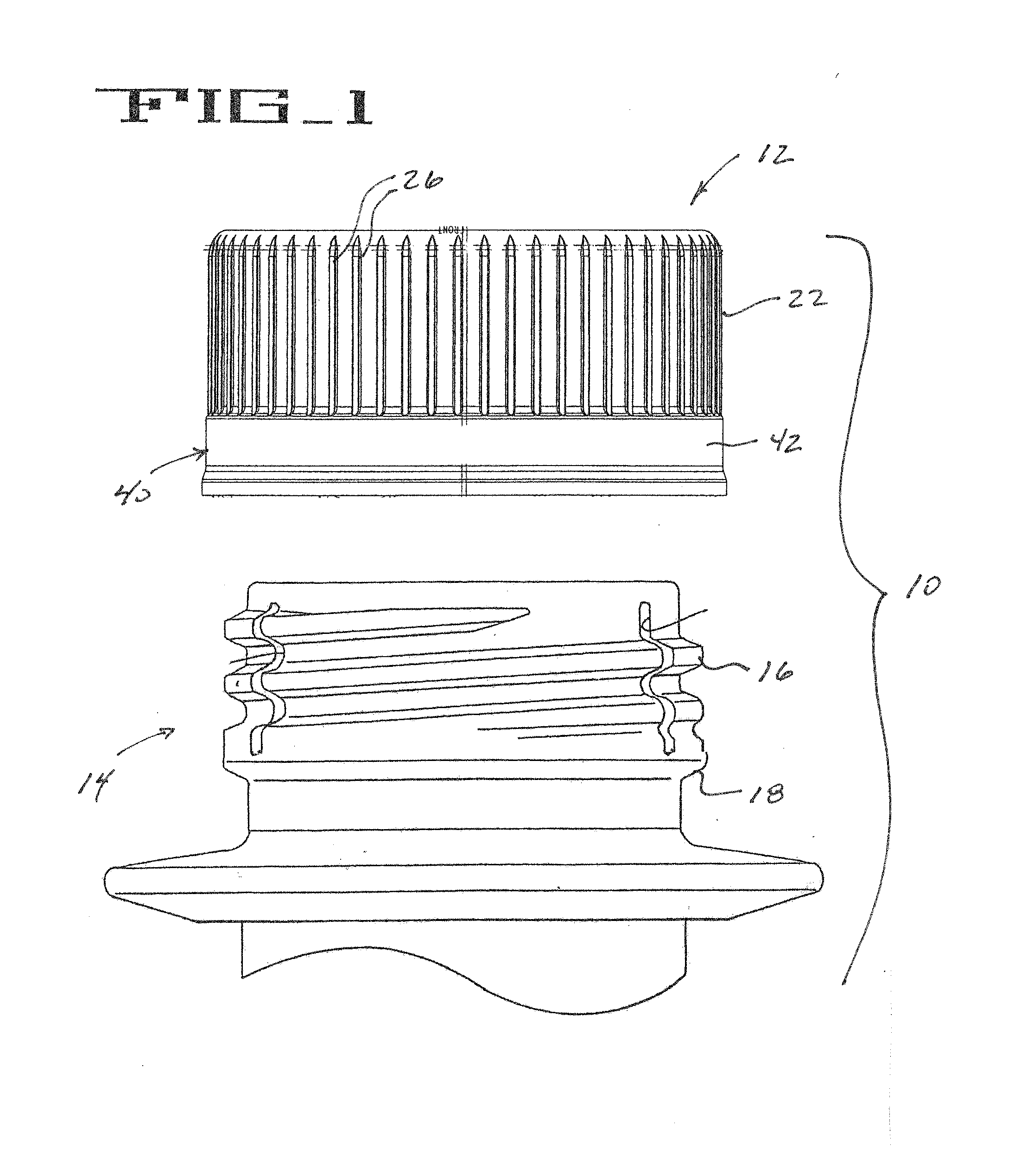 Lightweight closure and container package