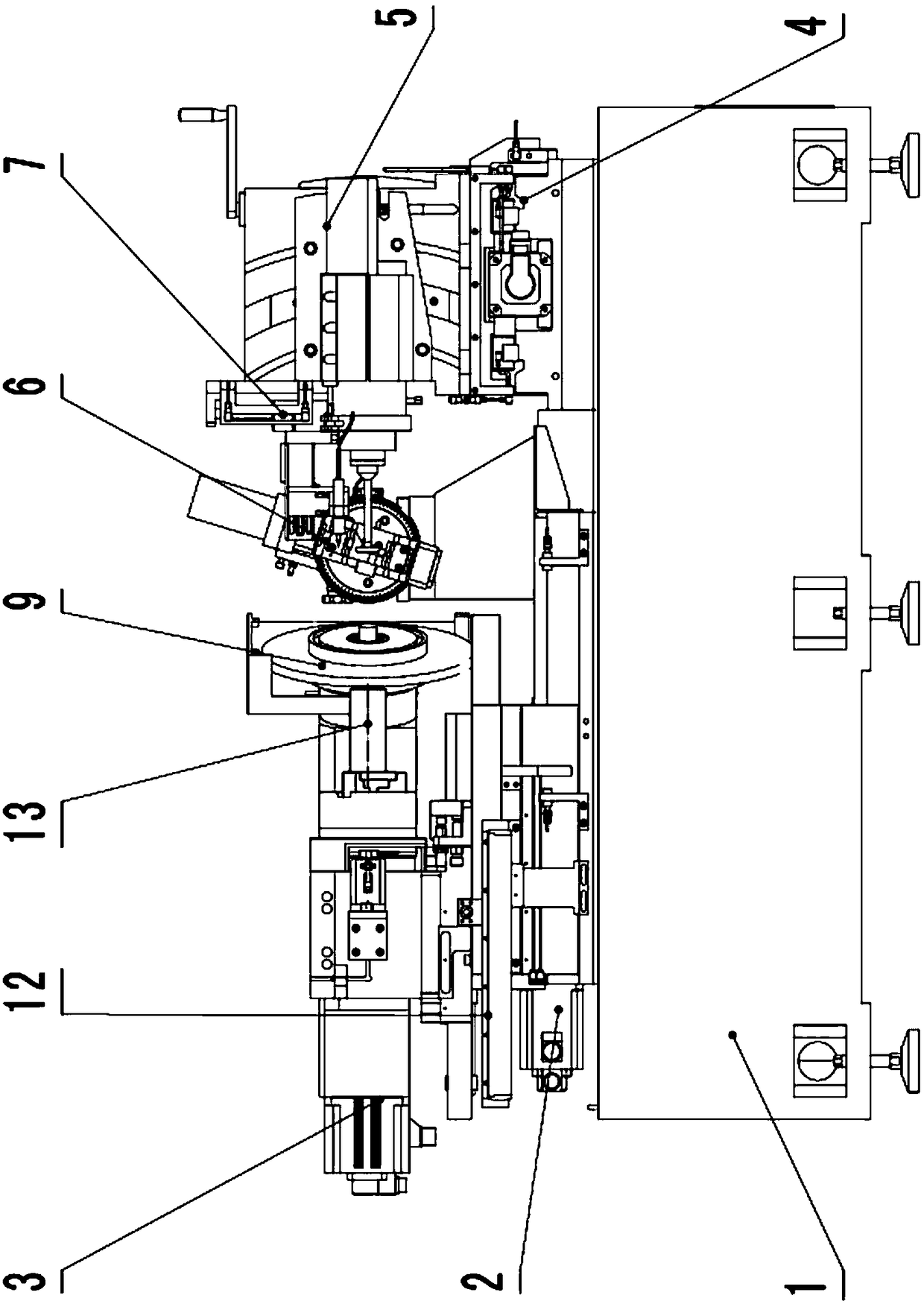 Composite grinding device of ball screw nuts