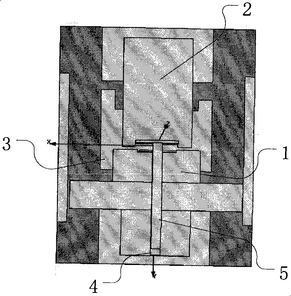 Tri-branch multi-frequency plane dipole antenna