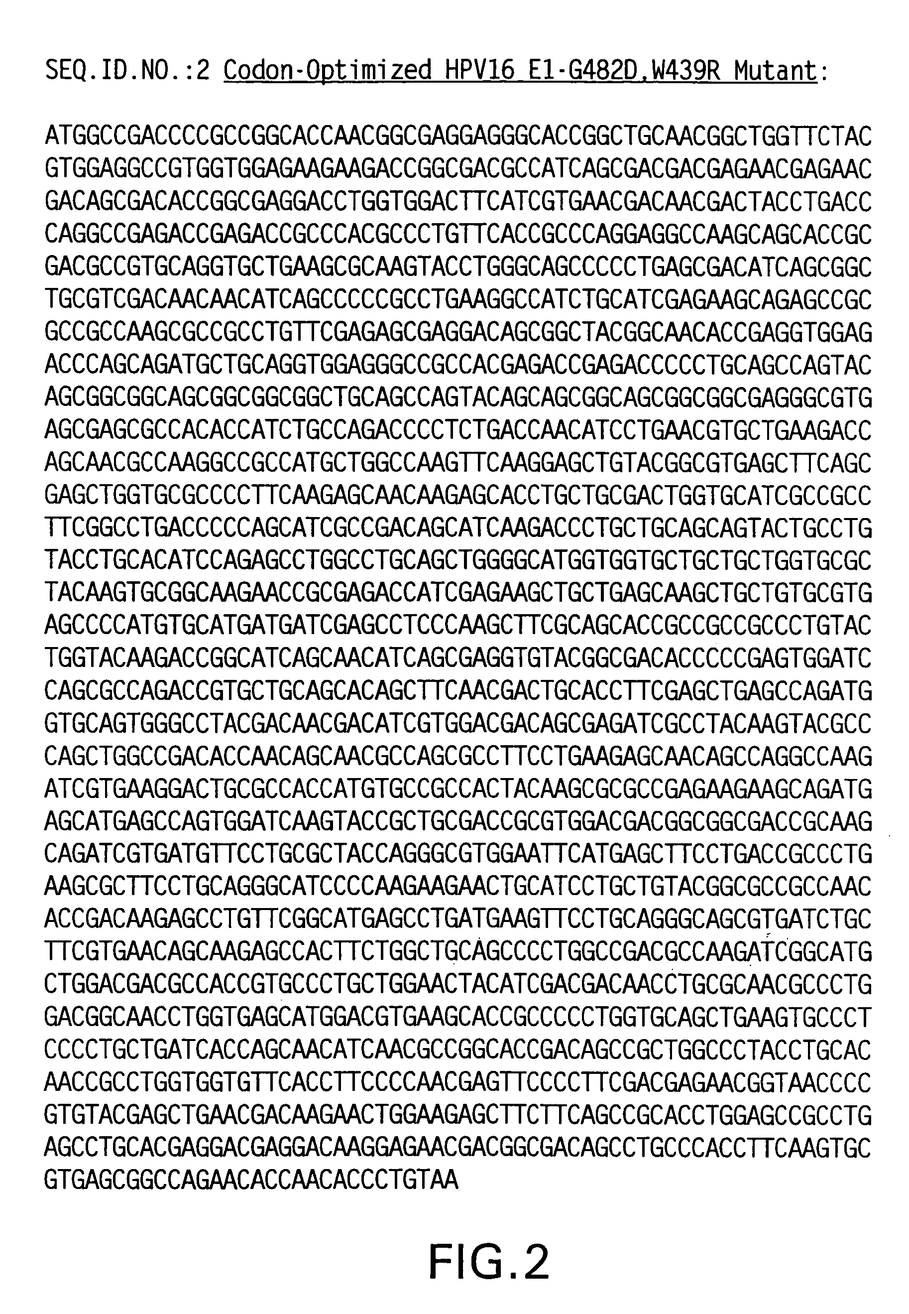 Synthetic human papilloma virus genes