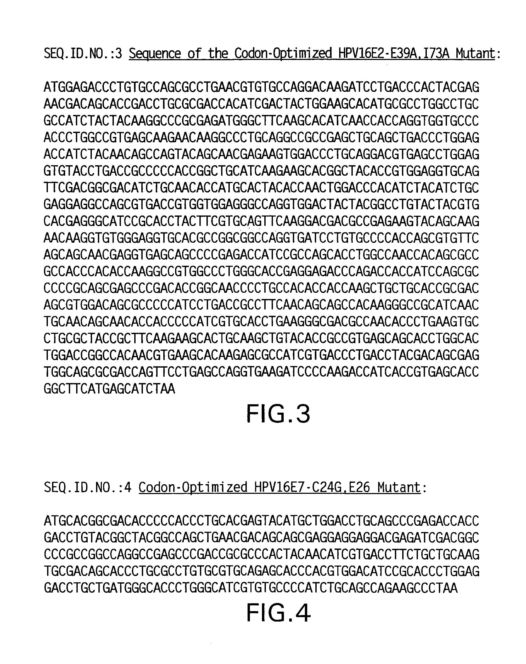 Synthetic human papilloma virus genes