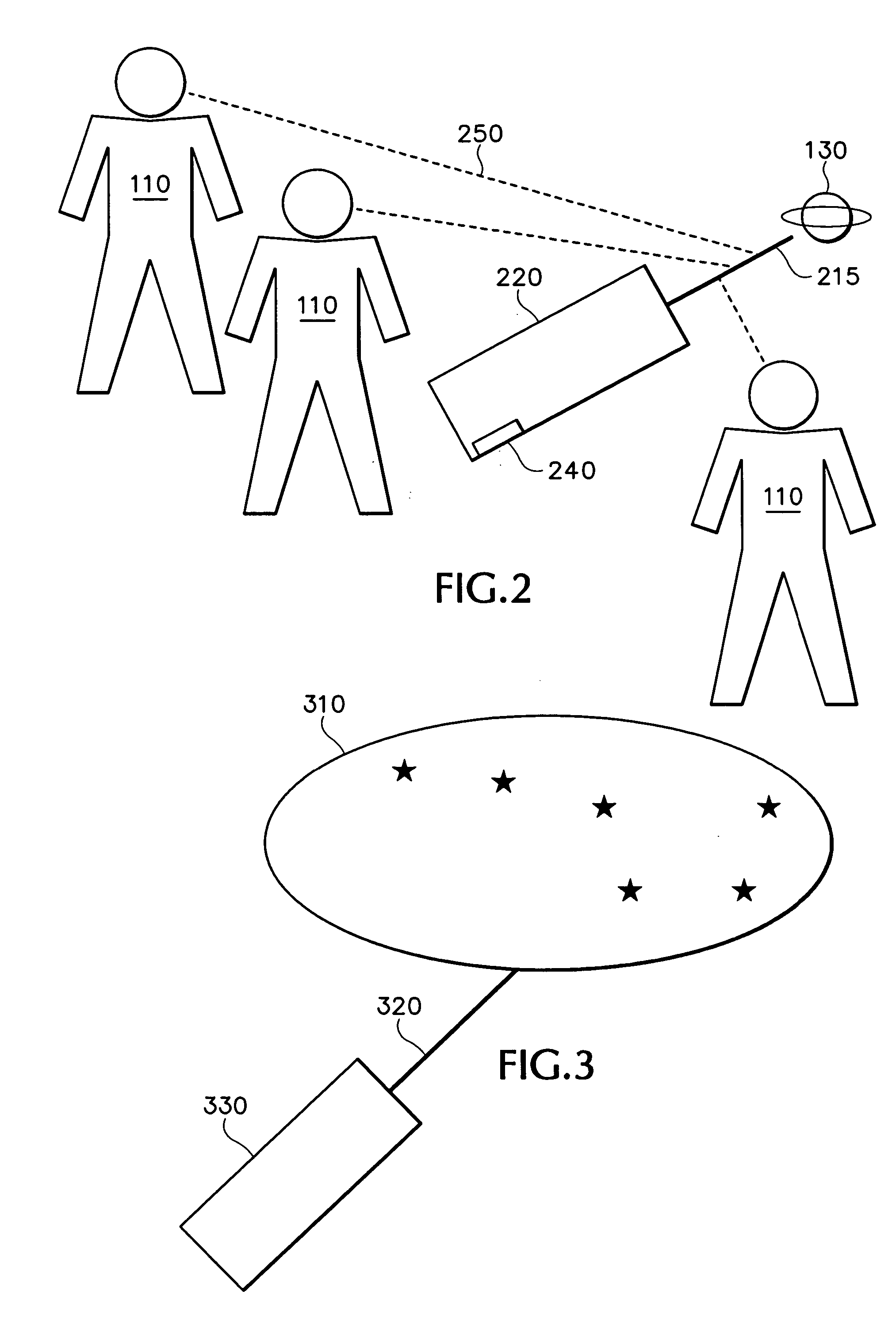 Laser guided celestial identification device