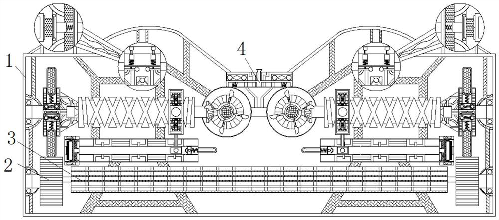 Intelligent manufacturing refrigeration house rapid and automatic defrosting device based on temperature difference principle