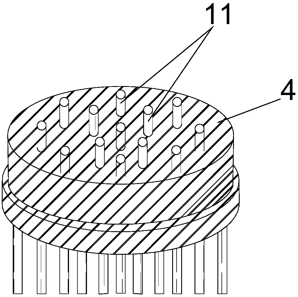 Device and method for microbe stepped grouting to strengthen sand