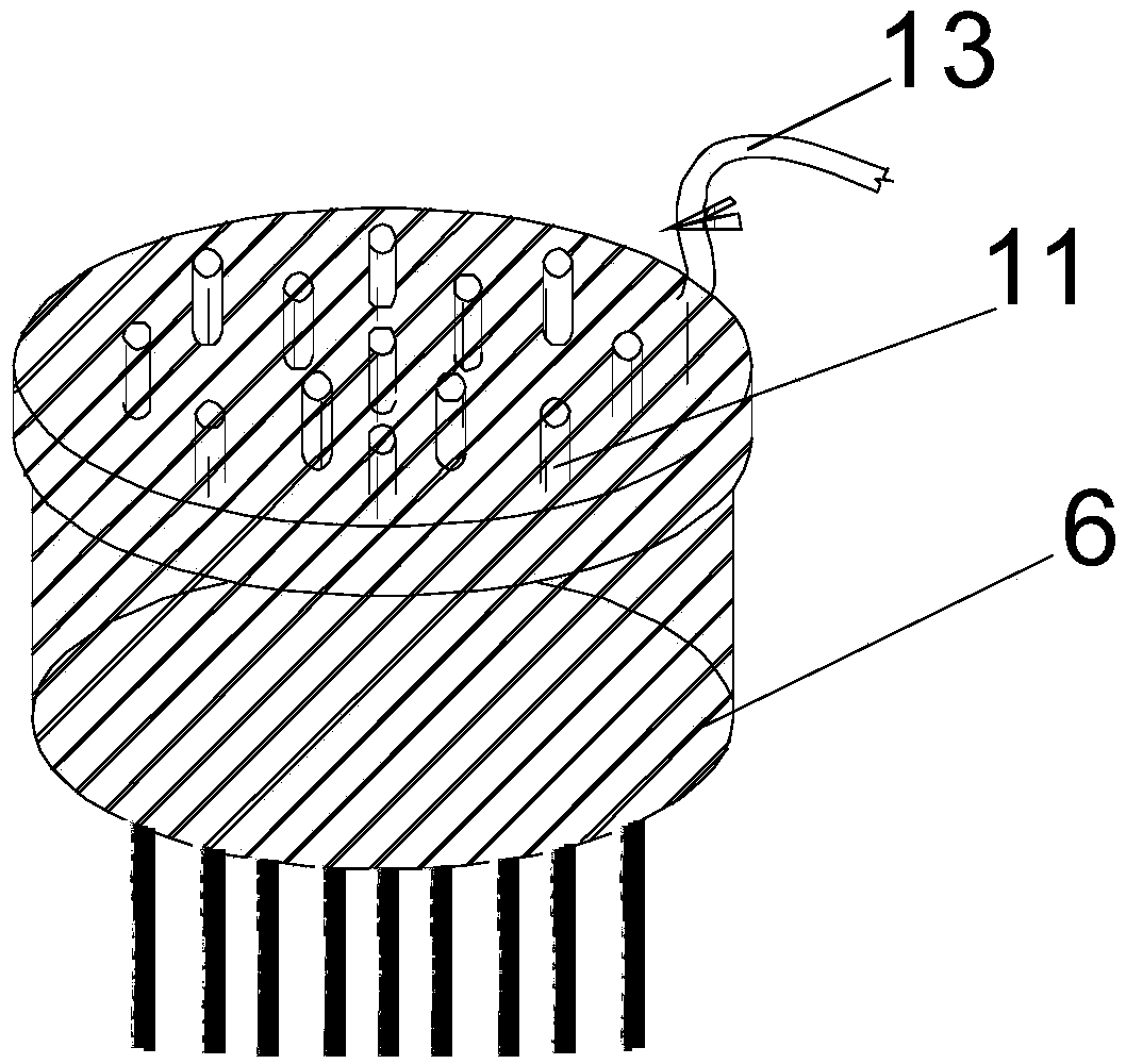 Device and method for microbe stepped grouting to strengthen sand