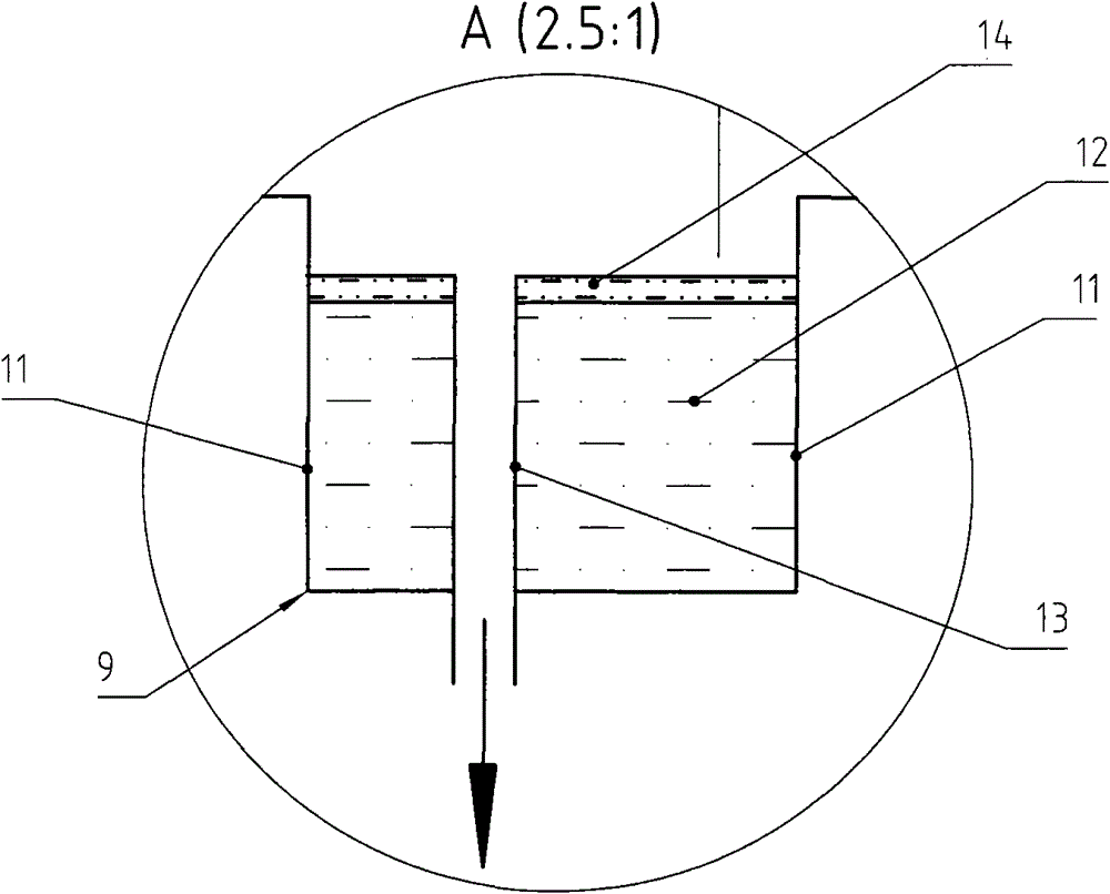 Method for extracting oil vapor from gases of dry distillation furnace