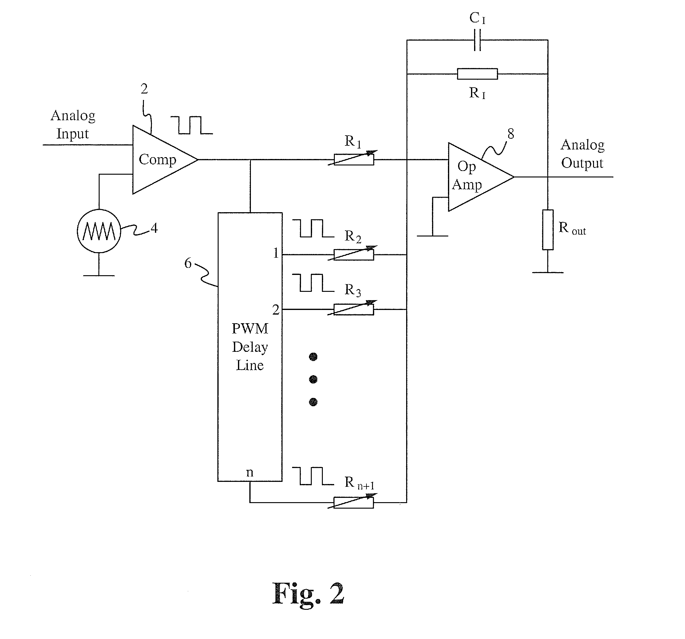 Using multi-level pulse width modulated signal for real time noise cancellation