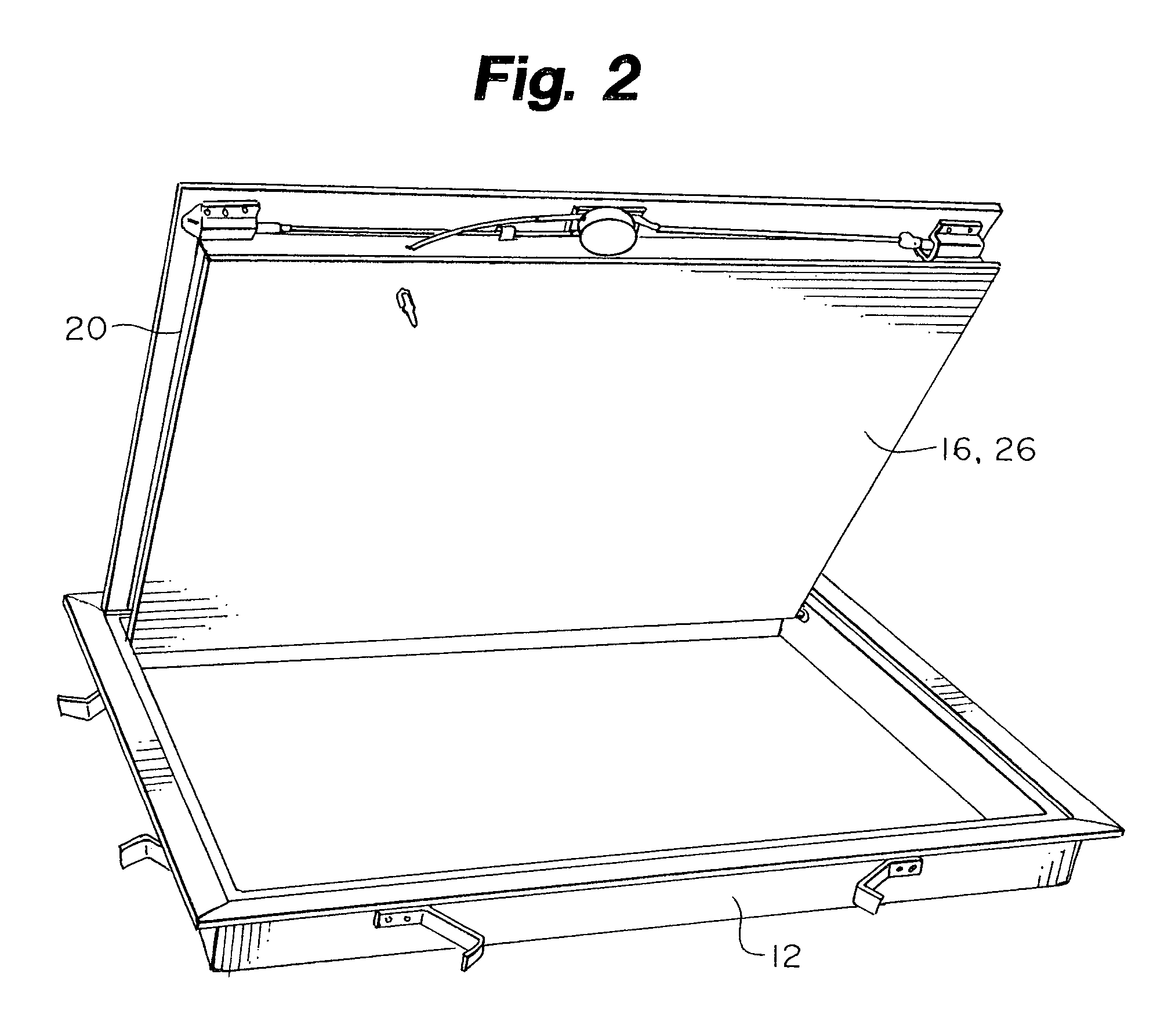 Fire-resistant door