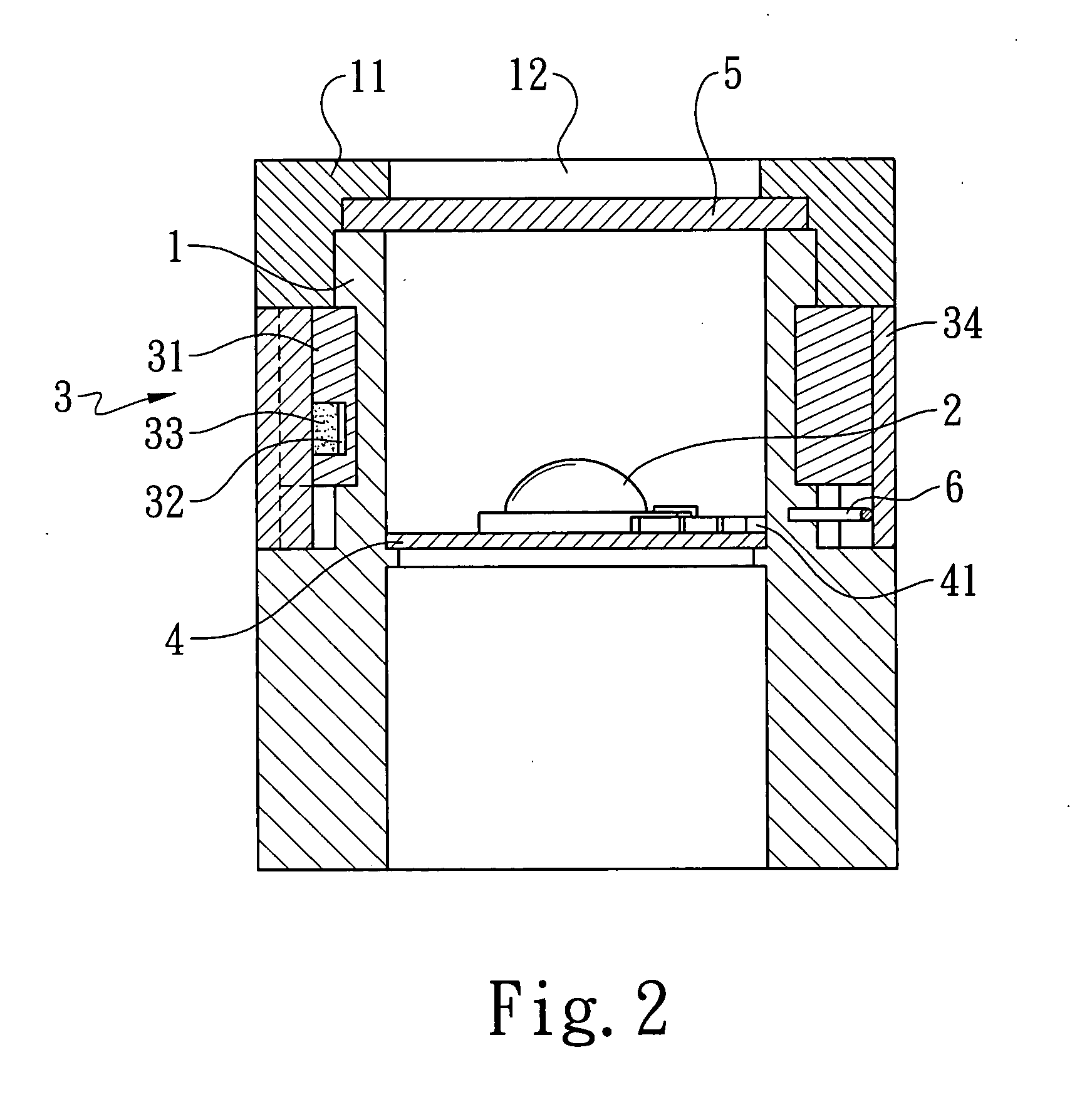 Lighting device with a magnetic switch