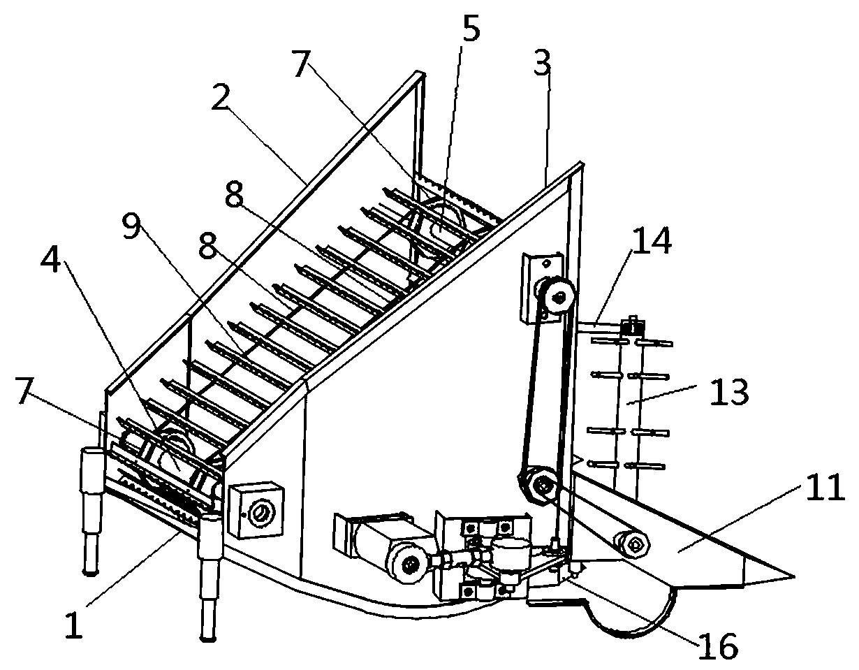 Harvesting machine and harvesting platform thereof