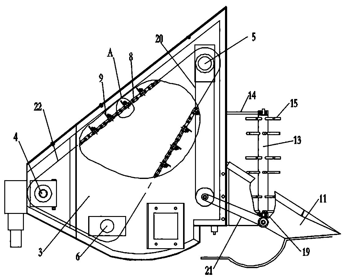 Harvesting machine and harvesting platform thereof