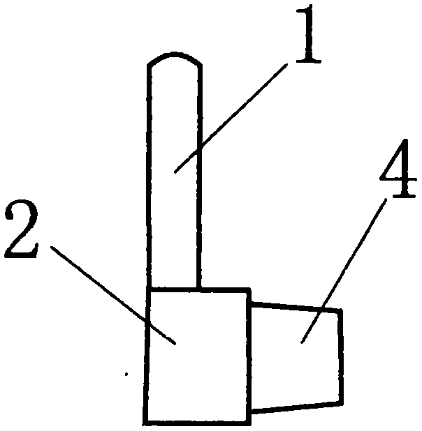 Pull rod fork with stepless adjustable height of double lower support legs