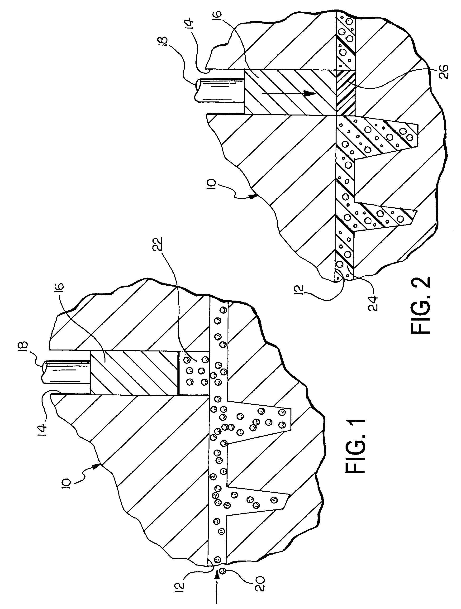 Method and apparatus for controlling dispersion of molten metal in a mold cavity