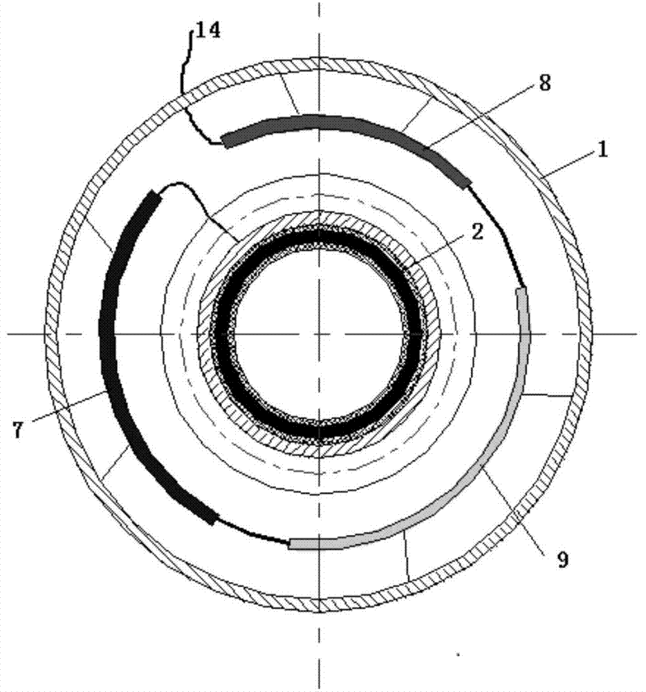 High-pressure liquid charging pipeline integrated active silencer