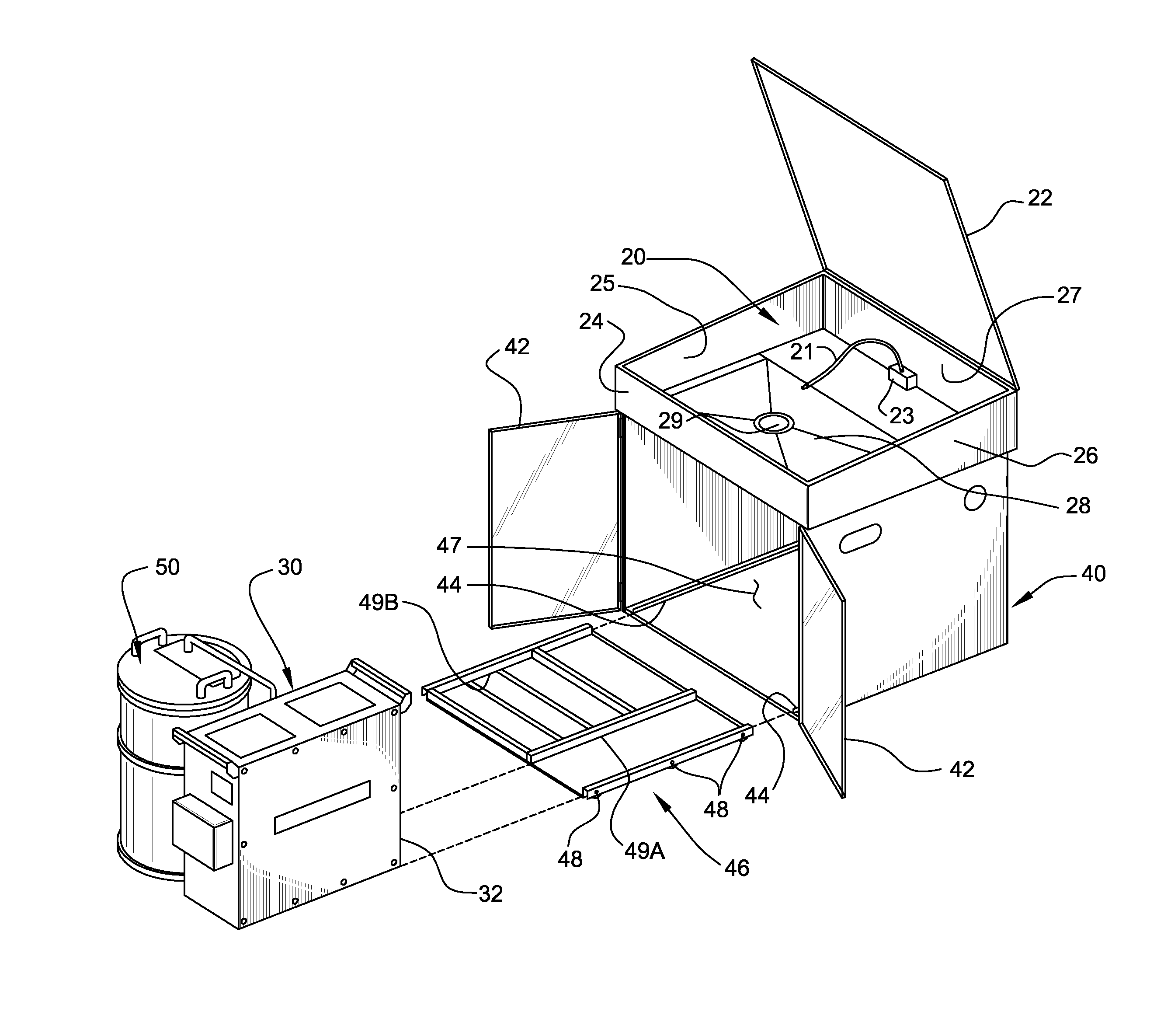 Modular recycler and heavy duty parts washer apparatus