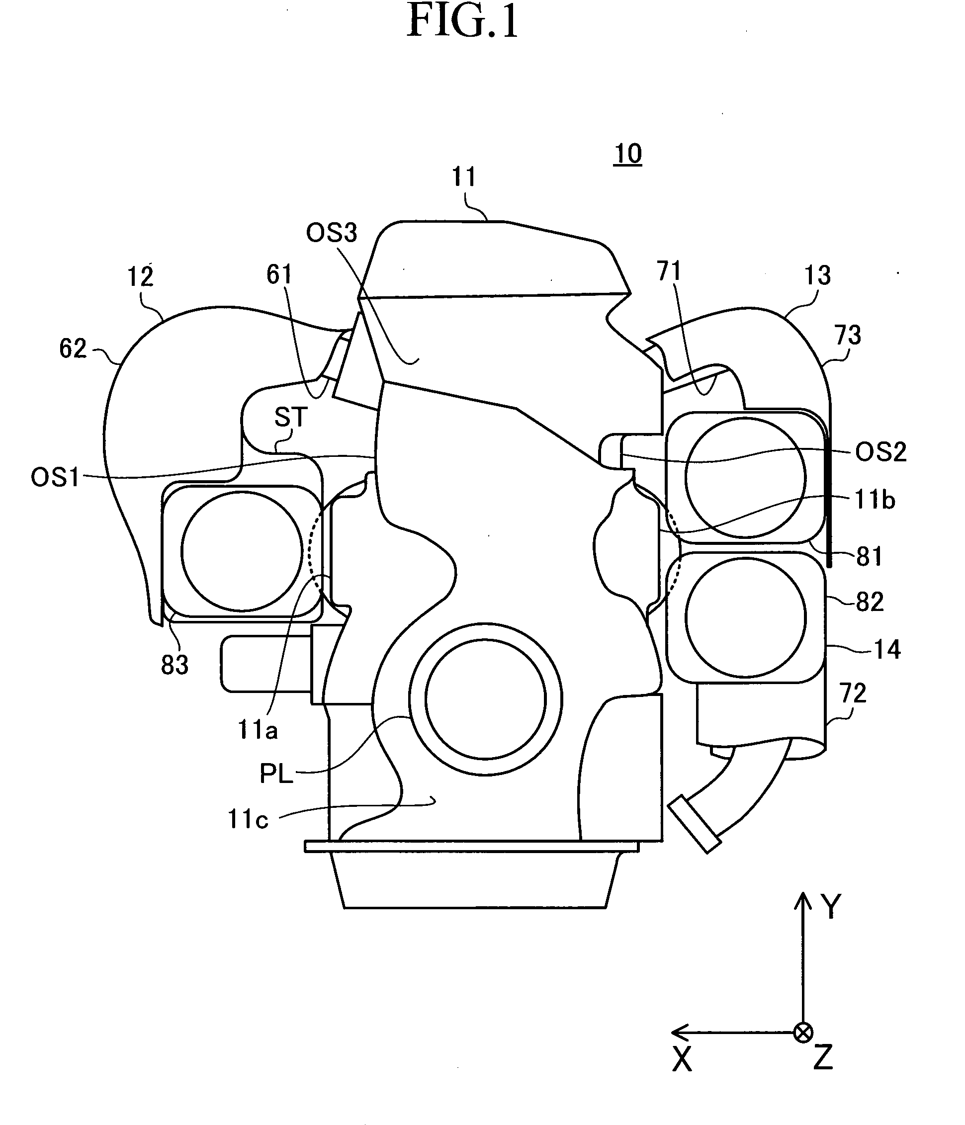 Variable compression ratio internal combustion engine