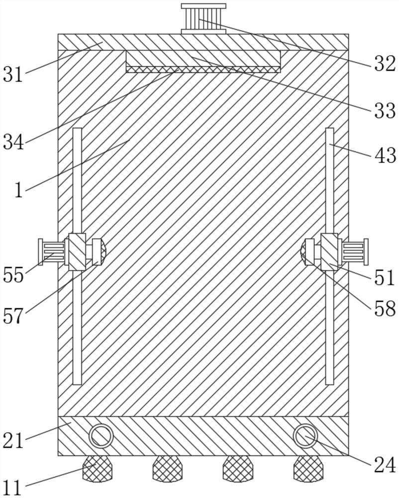 Withstand voltage testing device of lithium battery shell