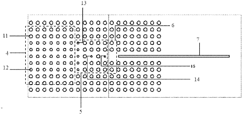 Two-stage beam shrinkage system based on photonic crystal resonant cavity