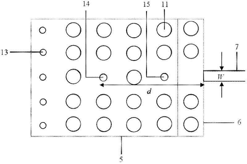 Two-stage beam shrinkage system based on photonic crystal resonant cavity