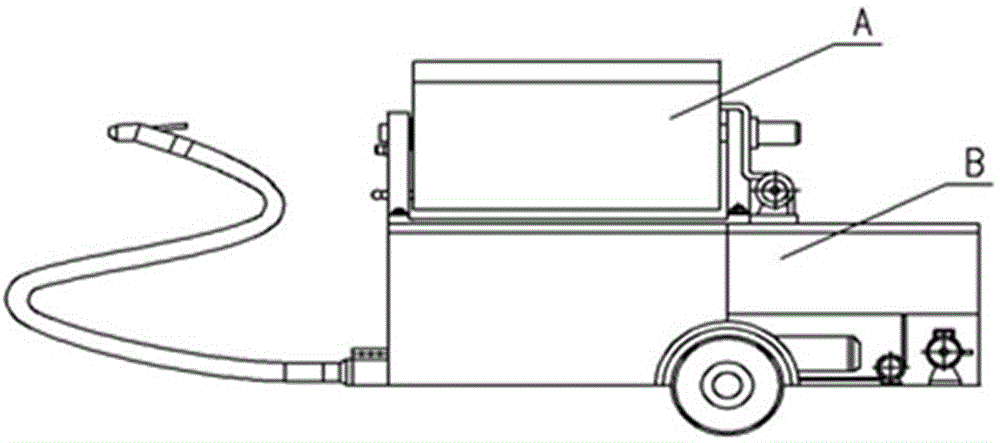 Efficient horizontal mixing turning over feeding spraying building machine