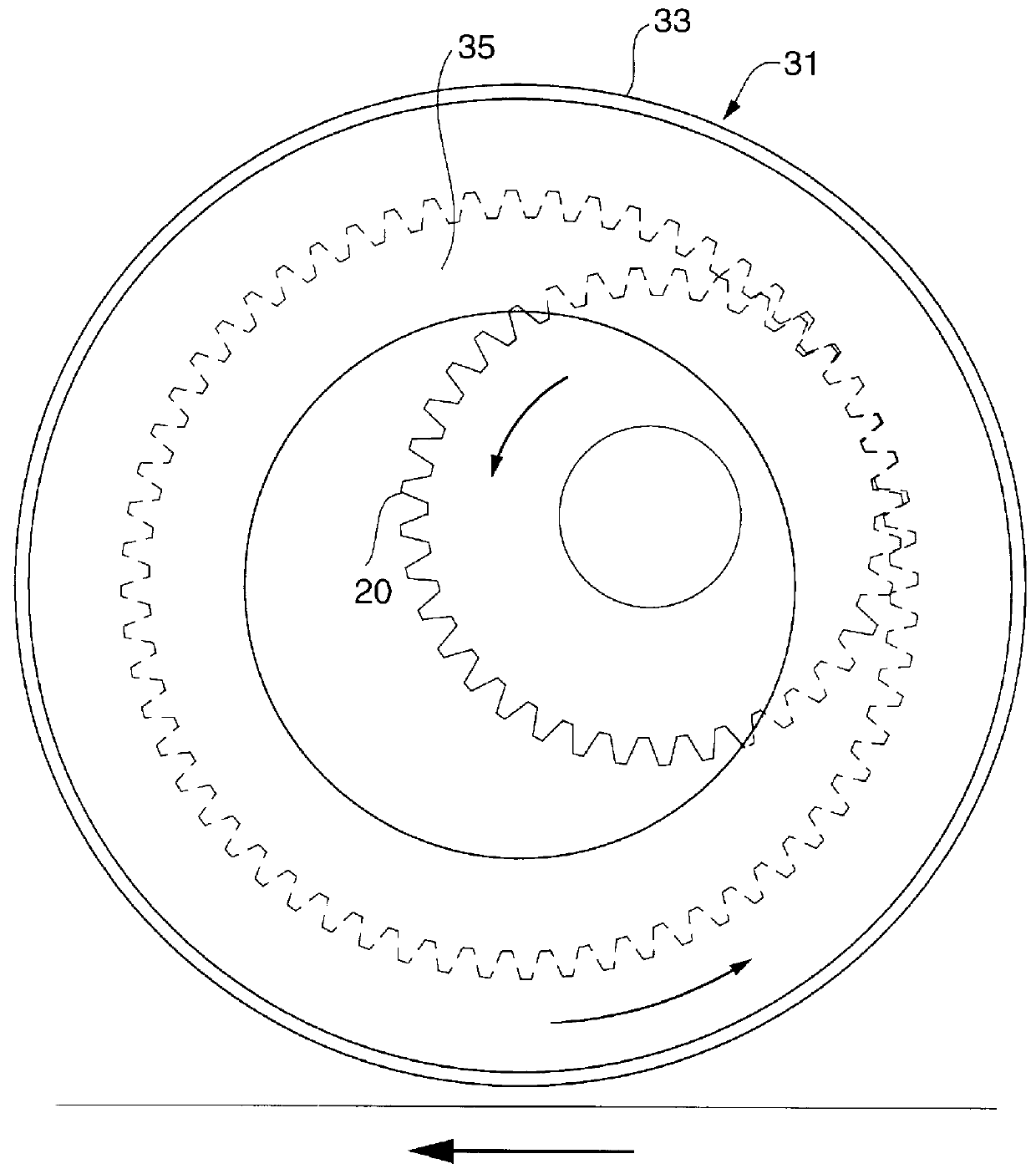 Apparatus for rolling up a sheet of dough