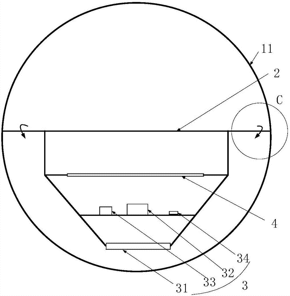 Air inflation demining device