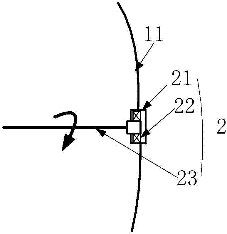 Air inflation demining device