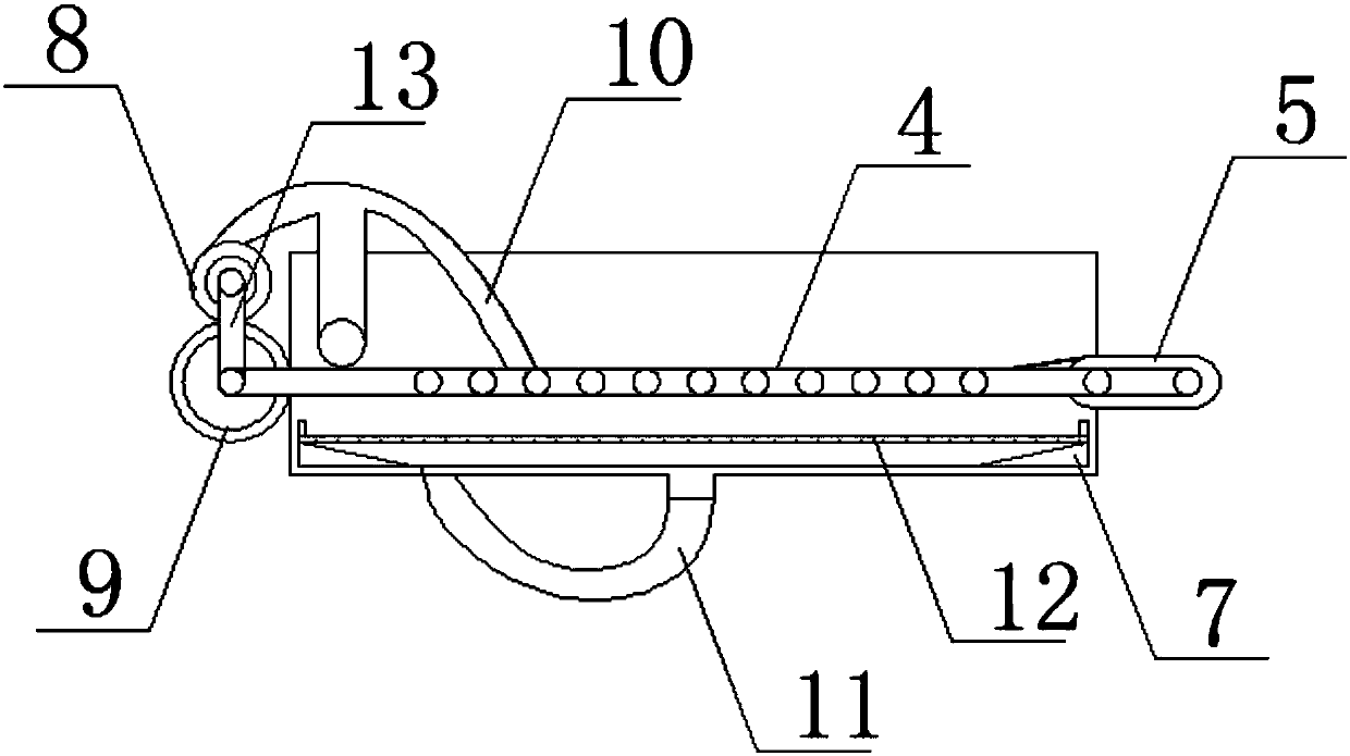 Snail washing device for processing of rice noodles with snails