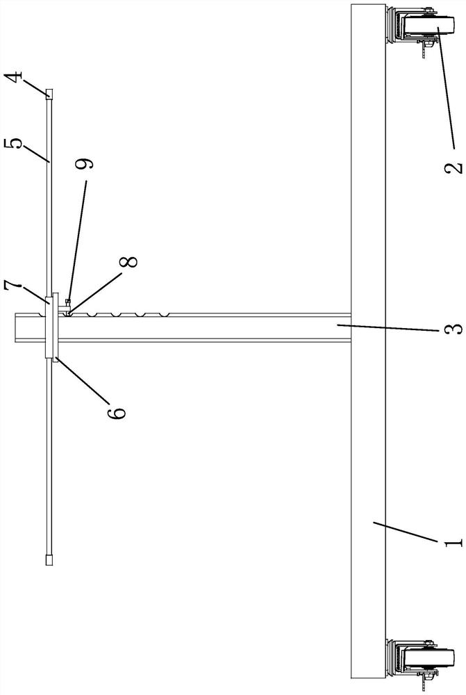 Movable side creel