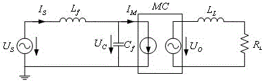 A matrix converter with source damping filter unit and its control method