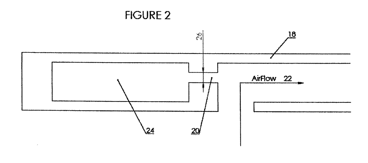 Panel and panel structure for ventilation and both reactive and dissipative sound dampening