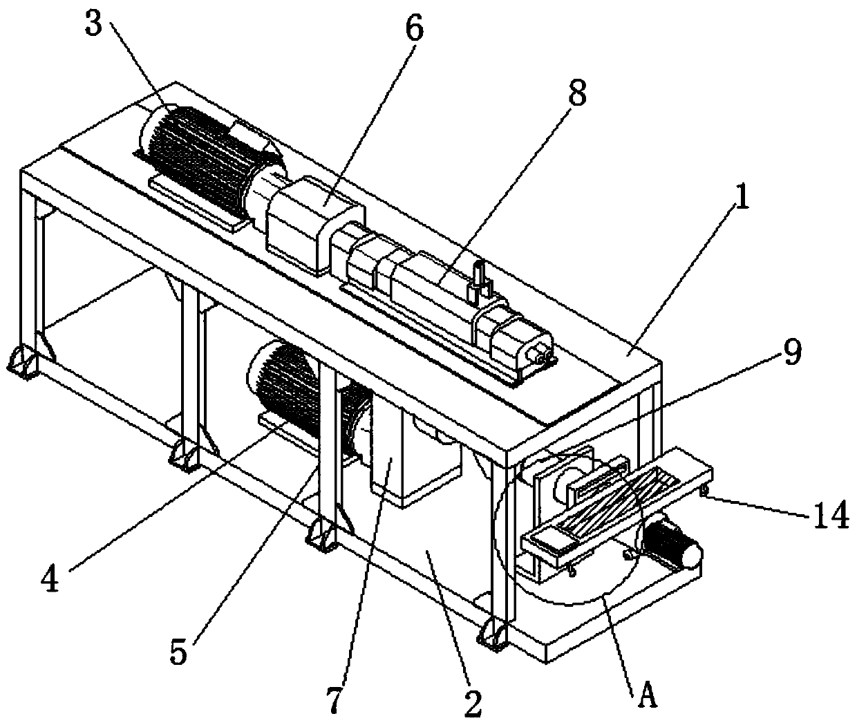 Combined continuous internal mixer