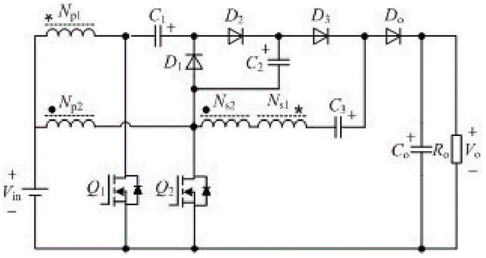 Control Method of Two-Phase Interleaved Parallel Converter Based on Coupled Inductors