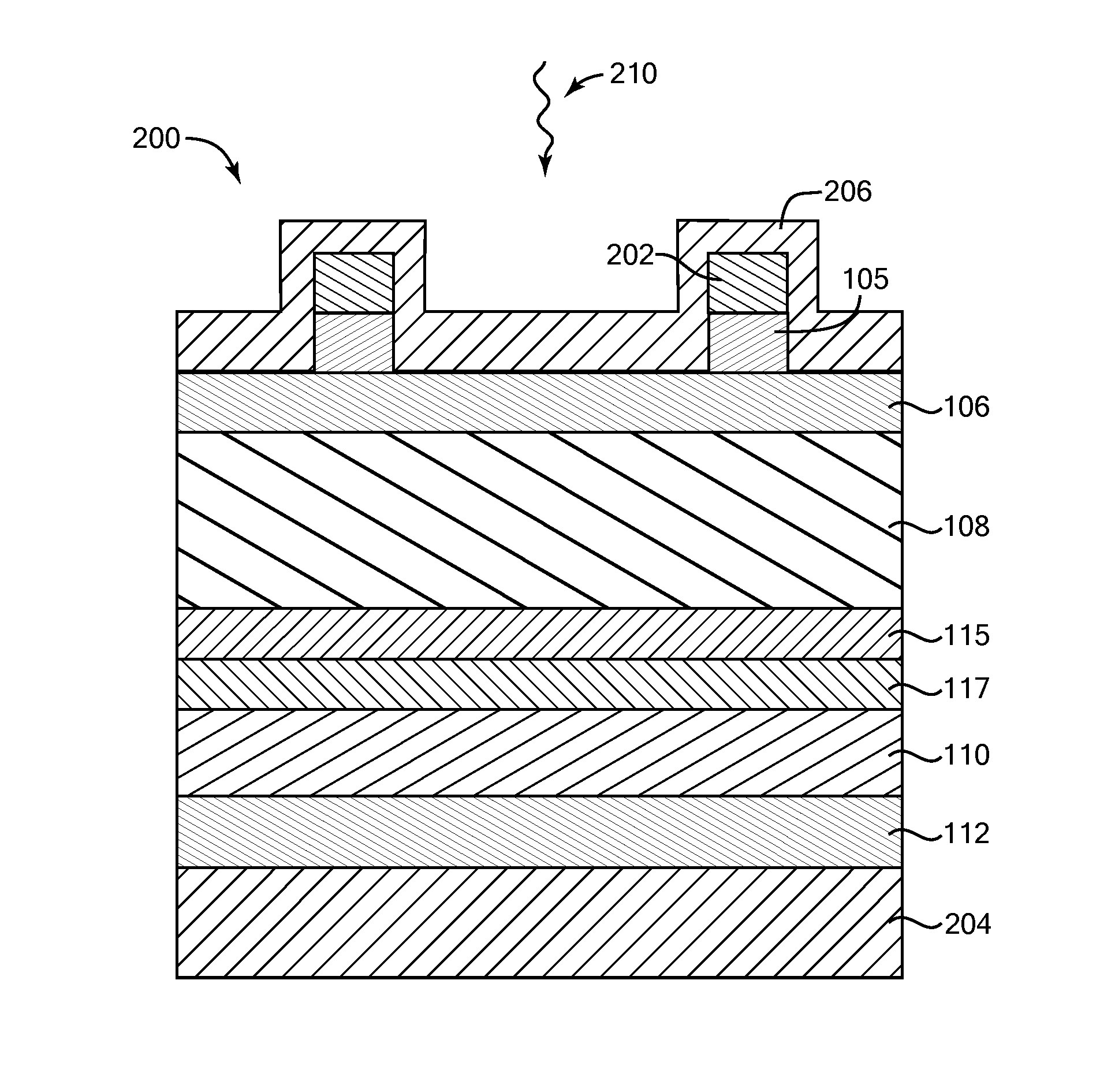 Self-bypass diode function for gallium arsenide photovoltaic devices