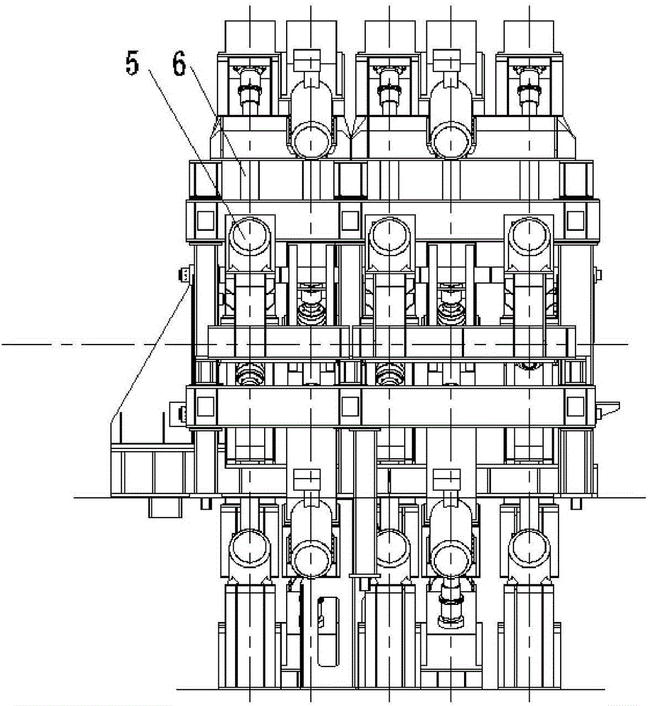 Four-roll continuous pipe mill