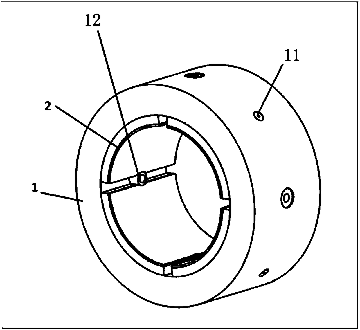 Bearing system based on flexible supporting and control method