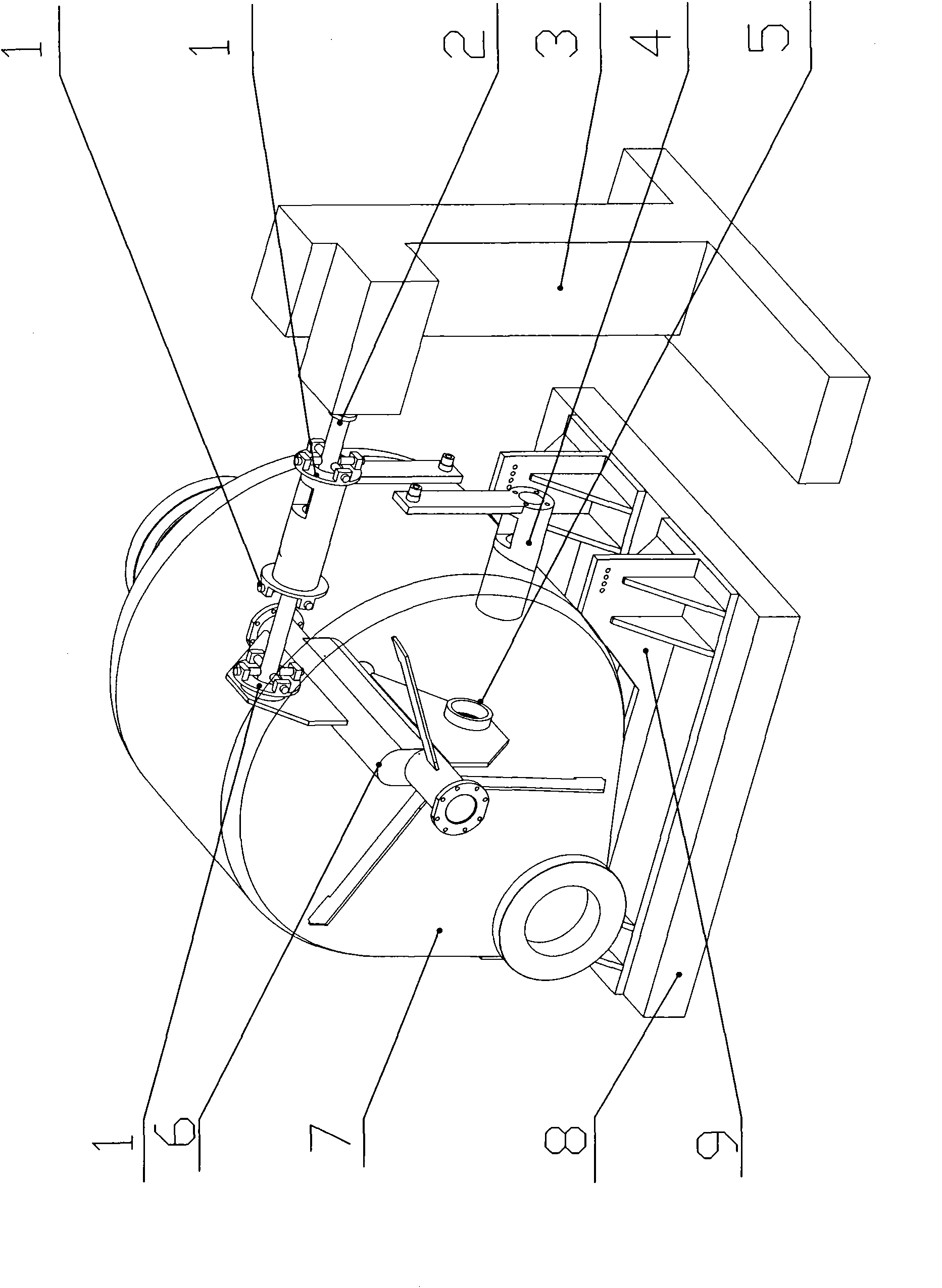 Split overlength shaft sleeve and bearing ring inner bore processing auxiliary device and processing method