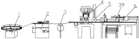 Automatic snake-shaped spring production equipment