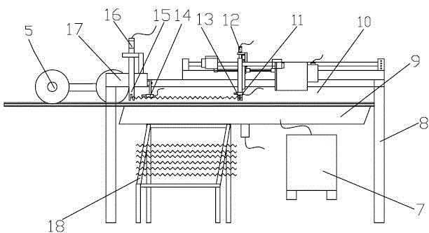 Automatic snake-shaped spring production equipment