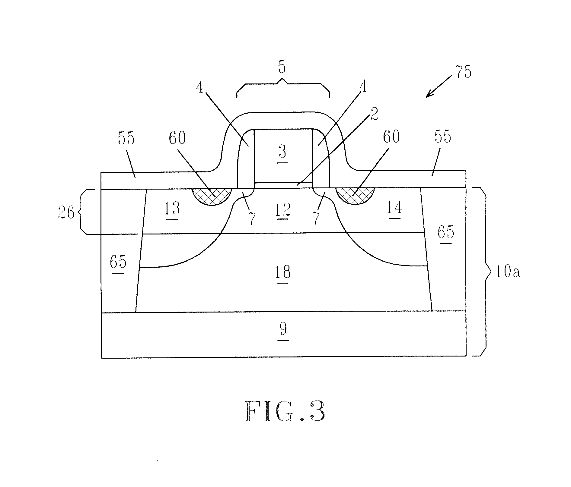 Strained-silicon CMOS device and method