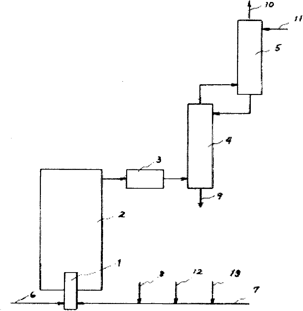 Method for refining hydrogen chloride gas