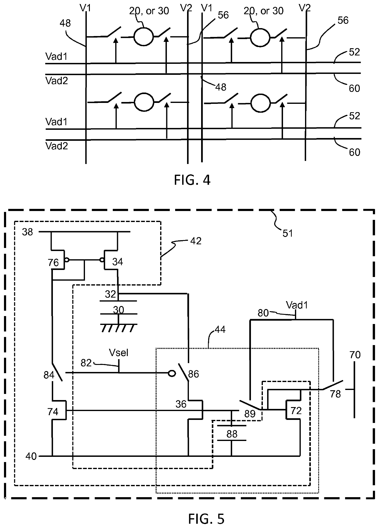 Actuator device using current-addressed electroactive polymer