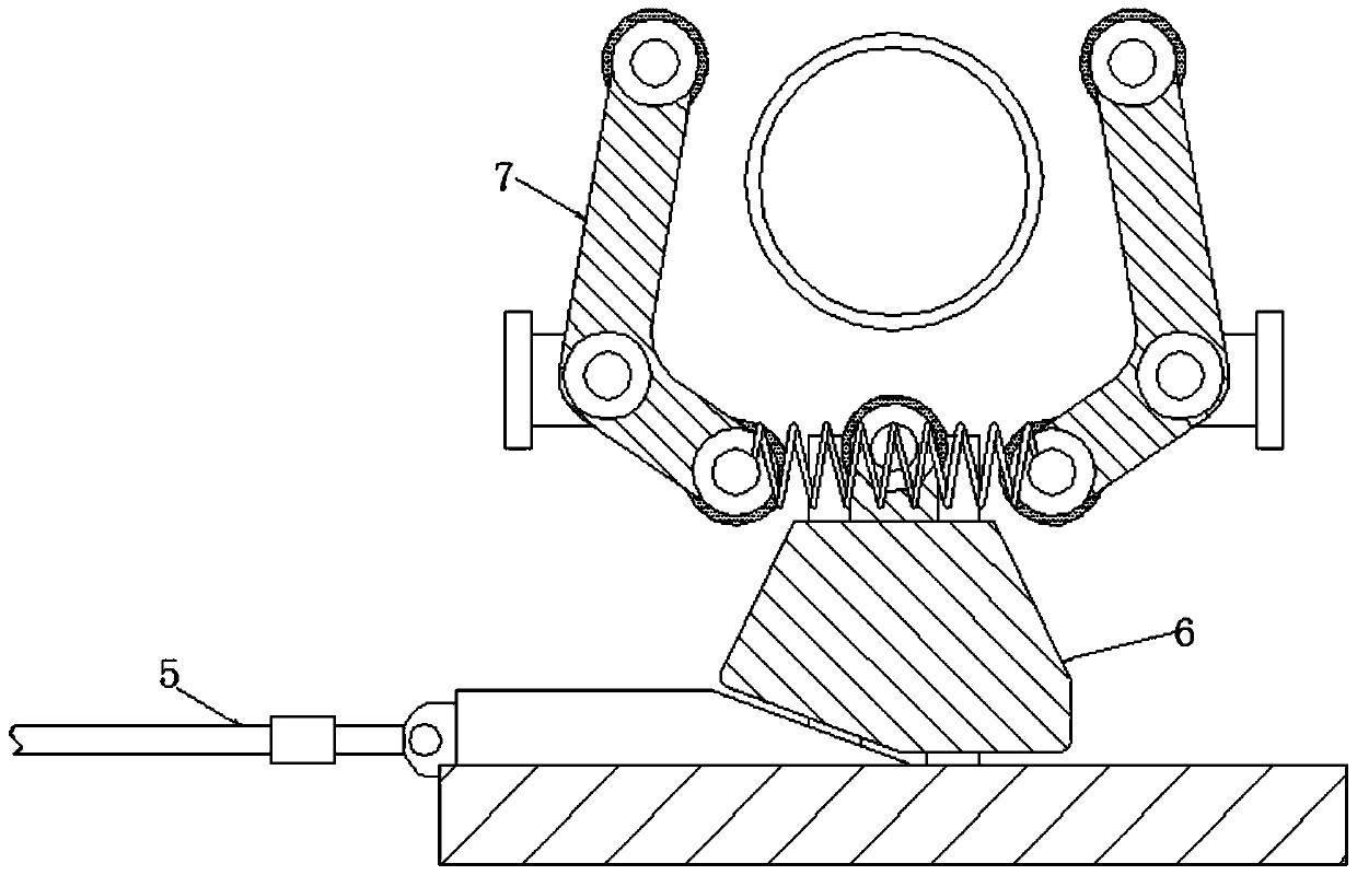 Transmitting equipment for processing roller ball pens, capable of performing automatic fixing and pushing