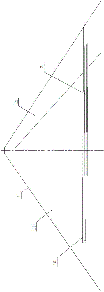 Precast concrete drainage structure in dam body of rock-fill dam and construction method